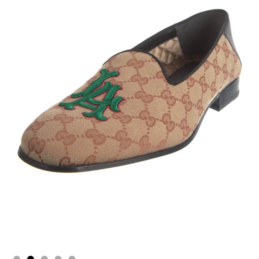 Authentic Gucci Princetown Mules -Limited Edition LA Dodgers size IT9 US10 - Picture 5 of 9